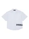 Dsquared2 Buttoned Print Shirt In White