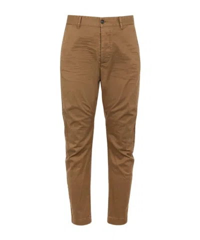 Dsquared2 Button-fastening Chino Pants In Brown