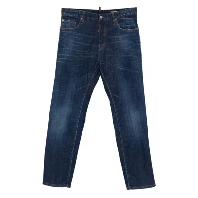 Dsquared2 Button-fastening Jeans In Blue