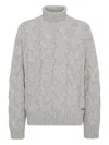 Dsquared2 Pullover Mit Zopfmuster In Gray