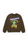 Dsquared2 Cactus Graphic Sweatshirt In Brown