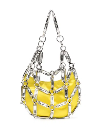 DSQUARED2 CAGE CRYSTAL-EMBELLISHED BAG