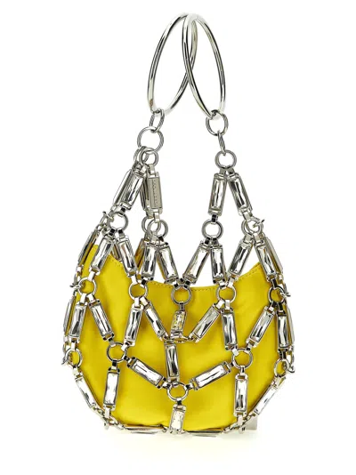 Dsquared2 Cage Handbag In Yellow