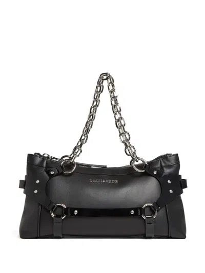 Dsquared2 Caged Tote Bag In Black