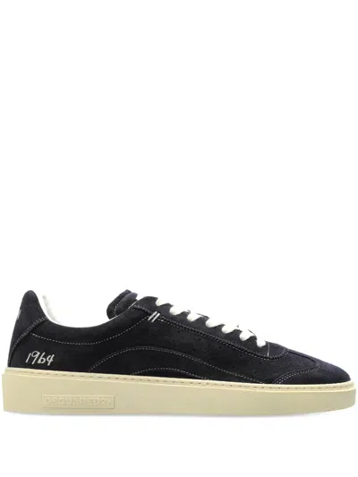 Dsquared2 Lace-up Low-top Sneakers In Blue