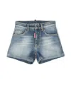 Dsquared2 Stretch Denim Shorts In Blue