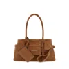 Dsquared2 Dsquared Camel Suede Shoulder Bag In Brown