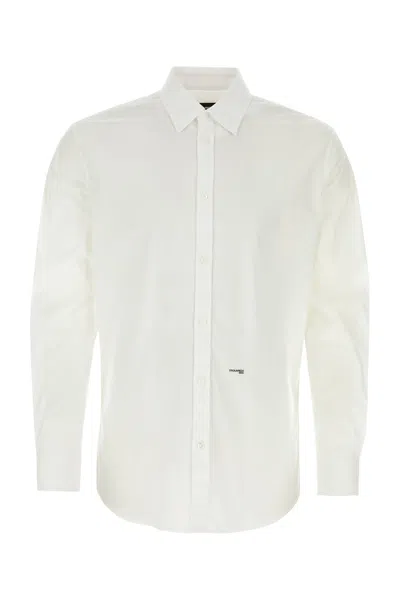 Dsquared2 Camicia-50 Nd Dsquared Male In White