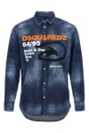 Dsquared2 Logo-print Shirt In Blue