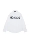 Dsquared2 Camicia In Popeline Con Logo Lucido In White