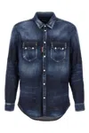 Dsquared2 Camicia 'relax Dan' In Blue