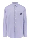 Dsquared2 Summer Lovers Oversized Striped Cotton Shirt