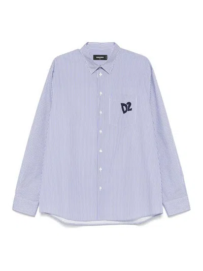 Dsquared2 Shirt In Blue