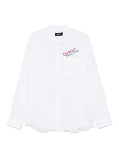 DSQUARED2 CAMISA - BLANCO