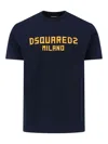 Dsquared2 Dsquared Men T-shirt With Logo In Blue