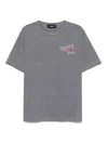 Dsquared2 T-shirt And White Pole In Blue