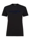 Dsquared2 Perfectly Fitted Short Sleeve Top In Black