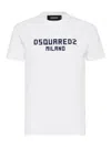 Dsquared2 Timeless Crew Neck T-shirt With Short Sleeves In White
