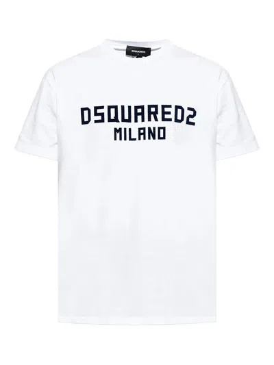 Dsquared2 Cool Fit Tee In White