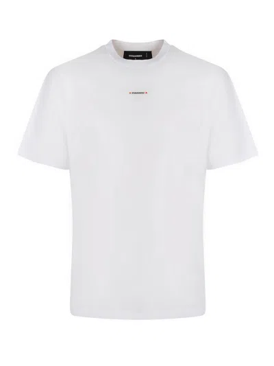 Dsquared2 T-shirt In Cotton Jersey In White