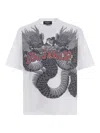 Dsquared2 Dragon-print Cotton T-shirt In White