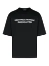 Dsquared2 Short-sleeved T-shirt In Black