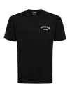 Dsquared2 Dsquared Men Black Cotton T-shirt In Black