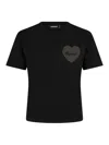 Dsquared2 Logo-appliqué Cotton T-shirt In Black