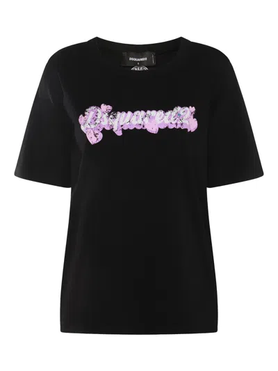 DSQUARED2 CAMISETA - NEGRO