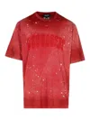 Dsquared2 Loose Fit T-shirt In Red