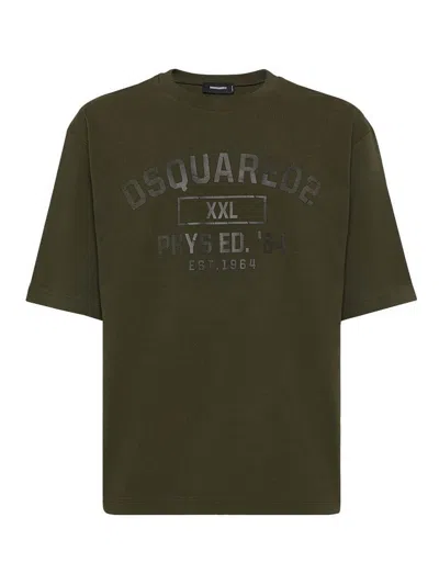 DSQUARED2 T-SHIRT MILITARY GREEN