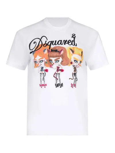 DSQUARED2 T-SHIRT MADE OF  COTTON