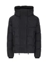 Dsquared2 Road Man Quilted Puffer Jacket In Black