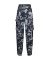Dsquared2 Camouflage-print High Waist Tousers In Black