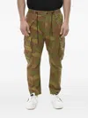 Dsquared2 Camouflage-pattern Logo-print Cargo Pants In Multi