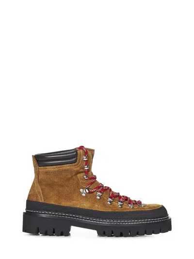 Dsquared2 Canada Hiking Boots In Brown