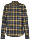 Dsquared2 Canadian Check Flanel Shirt In Blue