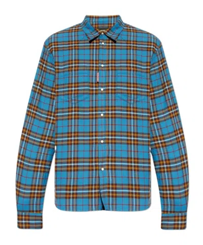 DSQUARED2 DSQUARED2 CANADIAN CHECK FLANNEL REGULAR SHIRT