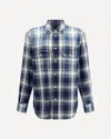 Dsquared2 Checked Pattern Shirt With Pockets And Collar In Multi