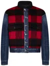 Dsquared2 Jeans And Check Pattern Jacket In Multicolor