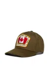 Dsquared2 Canadian Flag Cap In Brown