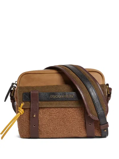 Dsquared2 Canadian Messenger Bag In Brown