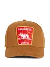 Dsquared2 Canadian-patch Baseball Cap In Brown