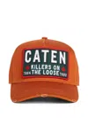 Dsquared2 Canadian-patch Baseball Cap In Orange