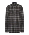 Dsquared2 Dsquared Embroidered Flanel Shirt In Blue