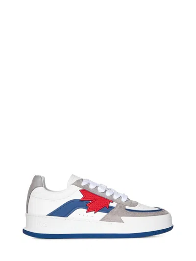 Dsquared2 Canadian Low-top Sneakers In Blanco