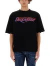 Dsquared2 T-shirt Aus Baumwolle Mit Logodruck In Black