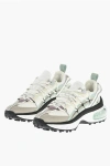 Dsquared2 Canvas Bubble Low-top Sneakers With Leather Details