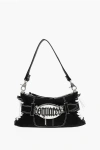 Dsquared2 Canvas Hobo Bag With Logoed Buckle