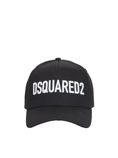 Dsquared2 Cappello Baseball Logo In Black